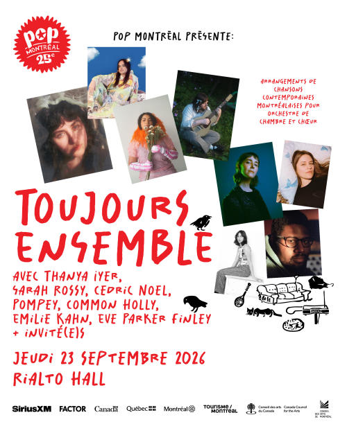Toujours Ensemble : arrangements de chansons contemporaines montréalaises pour orchestre de chambre et choeur