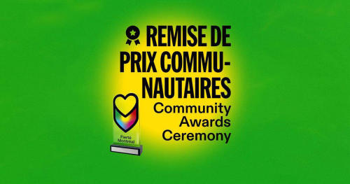 Cérémonie de remise des prix communautaires - Fierté Montréal 2026