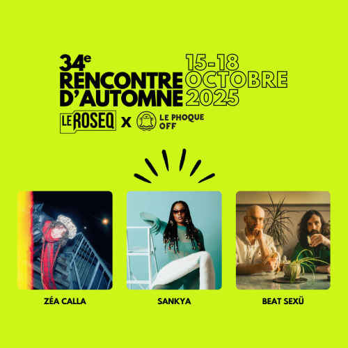 Vitrines de fin de soirée du vendredi - ROSEQ X PHOQUE OFF