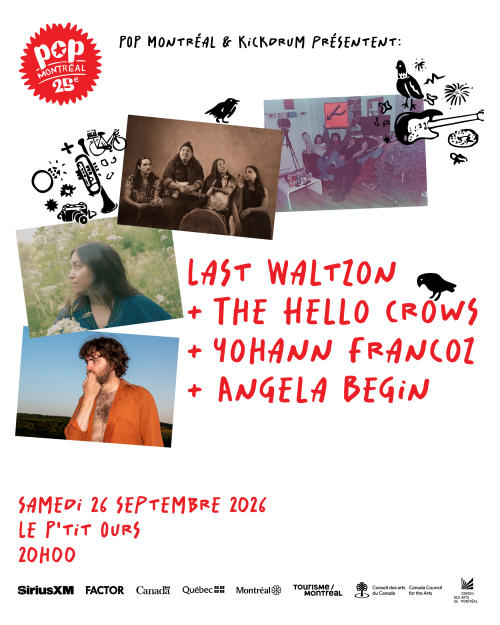 Last Waltzon + The Hello Crows + Yohann Francoz + Angela Begin