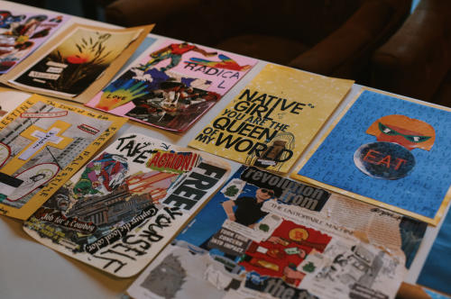 Art is Revolution: Connecting through Bannermaking