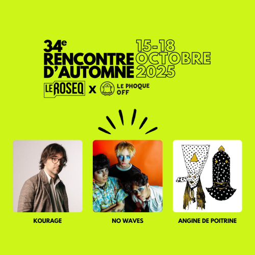 Vitrines de fin de soirée du jeudi - ROSEQ X PHOQUE OFF