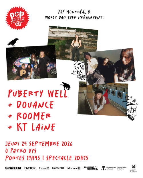 Puberty Well + Douance + Roomer + KT Laine